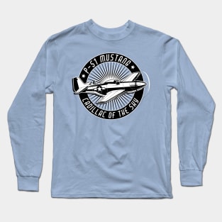 P-51 Mustang Cadillac of the Sky Long Sleeve T-Shirt